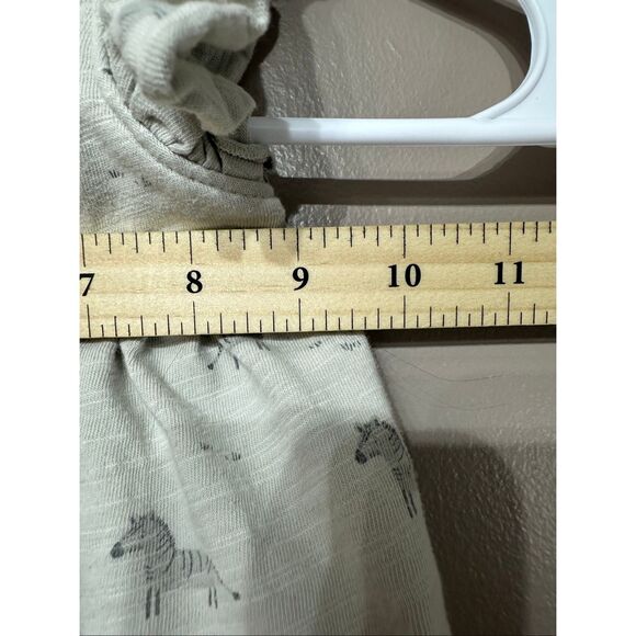 Rylee + Cru Mariposa Zebra Ruffle Dress 6-12 Months Baby Girl - Picture 7 of 9